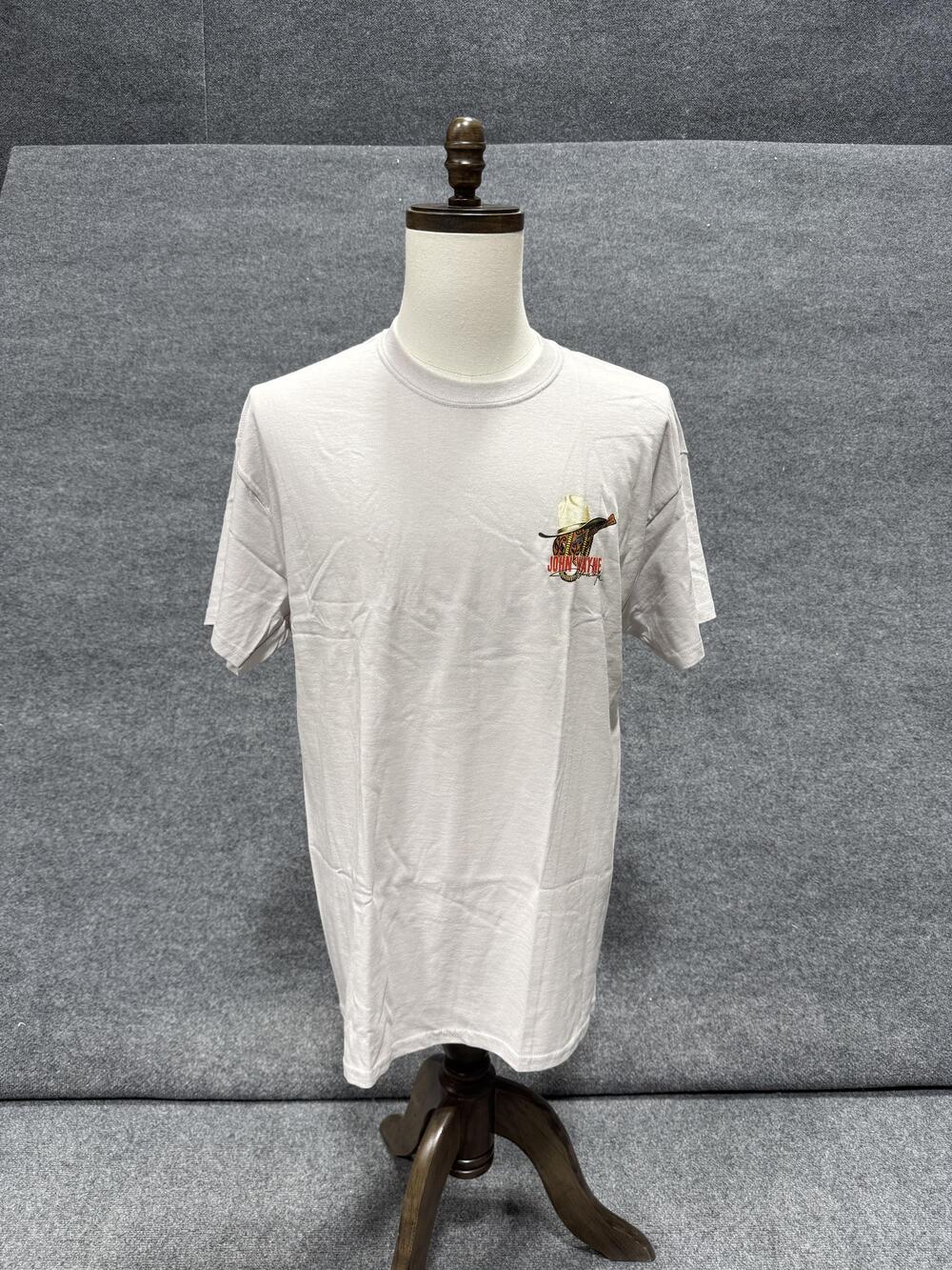 John Wayne Maui Hawaii Shirt Mens Large White Graphic T-Shirt Coastal Classics